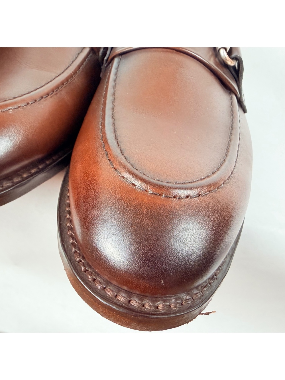 Allen Edmonds Randolph Bit Loafers Espresso Leather Men's 9D Horsebit with Box - Picture 4 of 14